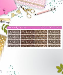 Glitter (Faux) Planner Headers, Planner Stickers, Journal Stickers, Functional Planner Stickers, Stationary Stickers