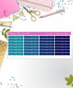 Glitter (Faux) Planner Headers, Planner Stickers, Journal Stickers, Functional Planner Stickers, Stationary Stickers