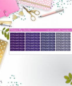 Glitter (Faux) Planner Headers, Planner Stickers, Journal Stickers, Functional Planner Stickers, Stationary Stickers