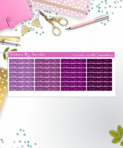 Glitter (Faux) Planner Headers, Planner Stickers, Journal Stickers, Functional Planner Stickers, Stationary Stickers