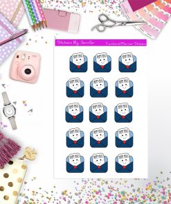 Happy Mail Stickers, Planner Stickers, Journal Stickers, Functional Planner Stickers, Stationary Stickers