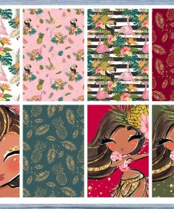 Hawaiian Full Box Planner Stickers, Big Happy Planner, Erin Condren, Classic Happy Planner