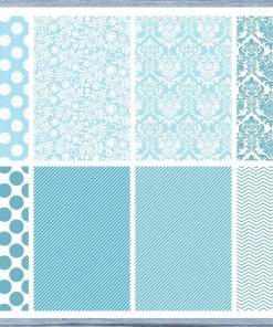 Heavenly Blue Full Box Planner Stickers, Big Happy Planner, Erin Condren, Classic Happy Planner