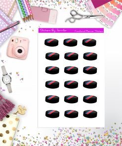 Hockey Stickers, Planner Stickers, Journal Stickers, Functional Planner Stickers, Stationary Stickers