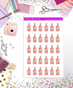 Hot Sauce Stickers, Planner Stickers, Journal Stickers, Functional Planner Stickers, Stationary Stickers