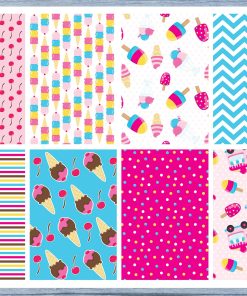 Ice Cream Full Box Planner Stickers, Big Happy Planner, Erin Condren, Classic Happy Planner