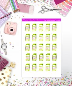 Juice Box  Stickers, Planner Stickers, Journal Stickers, Functional Planner Stickers, Stationary Stickers