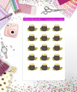 Kettle Corn Stickers, Planner Stickers, Journal Stickers, Functional Planner Stickers, Stationary Stickers