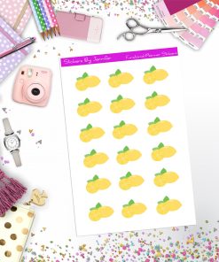 Lemons Stickers, Planner Stickers, Journal Stickers, Functional Planner Stickers, Stationary Stickers