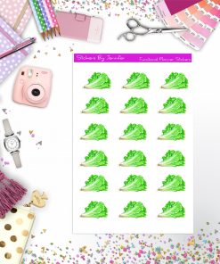 Lettuce Stickers, Planner Stickers, Journal Stickers, Functional Planner Stickers, Stationary Stickers