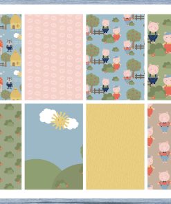 Little Pigs Full Box Planner Stickers, Big Happy Planner, Erin Condren, Classic Happy Planner