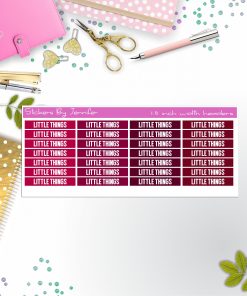 Little Things Planner Headers, Planner Stickers, Journal Stickers, Functional Planner Stickers, Stationary Stickers