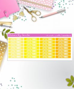 Little Things Planner Headers, Planner Stickers, Journal Stickers, Functional Planner Stickers, Stationary Stickers