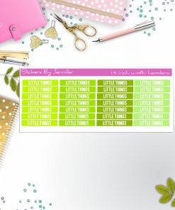 Little Things Planner Headers, Planner Stickers, Journal Stickers, Functional Planner Stickers, Stationary Stickers