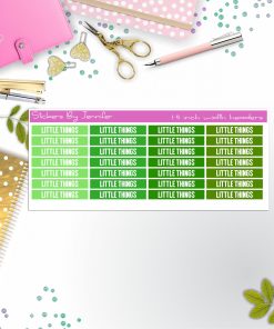Little Things Planner Headers, Planner Stickers, Journal Stickers, Functional Planner Stickers, Stationary Stickers