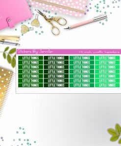 Little Things Planner Headers, Planner Stickers, Journal Stickers, Functional Planner Stickers, Stationary Stickers