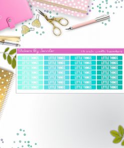 Little Things Planner Headers, Planner Stickers, Journal Stickers, Functional Planner Stickers, Stationary Stickers