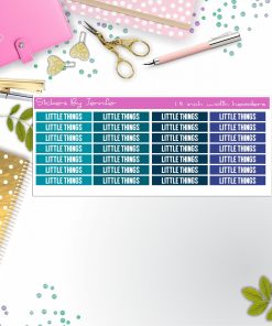 Little Things Planner Headers, Planner Stickers, Journal Stickers, Functional Planner Stickers, Stationary Stickers