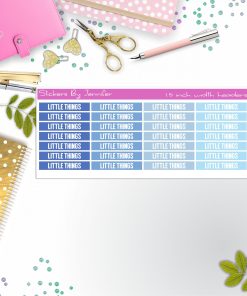 Little Things Planner Headers, Planner Stickers, Journal Stickers, Functional Planner Stickers, Stationary Stickers