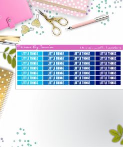 Little Things Planner Headers, Planner Stickers, Journal Stickers, Functional Planner Stickers, Stationary Stickers