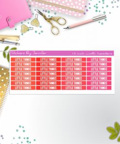Little Things Planner Headers, Planner Stickers, Journal Stickers, Functional Planner Stickers, Stationary Stickers