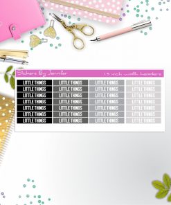 Little Things Planner Headers, Planner Stickers, Journal Stickers, Functional Planner Stickers, Stationary Stickers