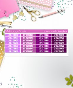 Little Things Planner Headers, Planner Stickers, Journal Stickers, Functional Planner Stickers, Stationary Stickers