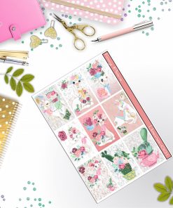 Llama Full Box Planner Stickers, Big Happy Planner, Erin Condren, Classic Happy Planner