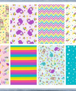 Llama Unicorn Full Box Planner Stickers, Big Happy Planner, Erin Condren, Classic Happy Planner, Mini Happy Planner