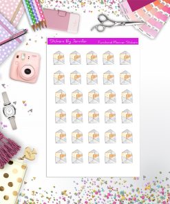 Mail Stickers, Planner Stickers, Journal Stickers, Functional Planner Stickers, Stationary Stickers