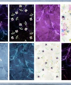 Marble Floral Full Box Planner Stickers, Big Happy Planner, Erin Condren, Classic Happy Planner, Mini Happy Planner