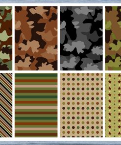 Military Full Box Planner Stickers, Big Happy Planner, Erin Condren, Classic Happy Planner