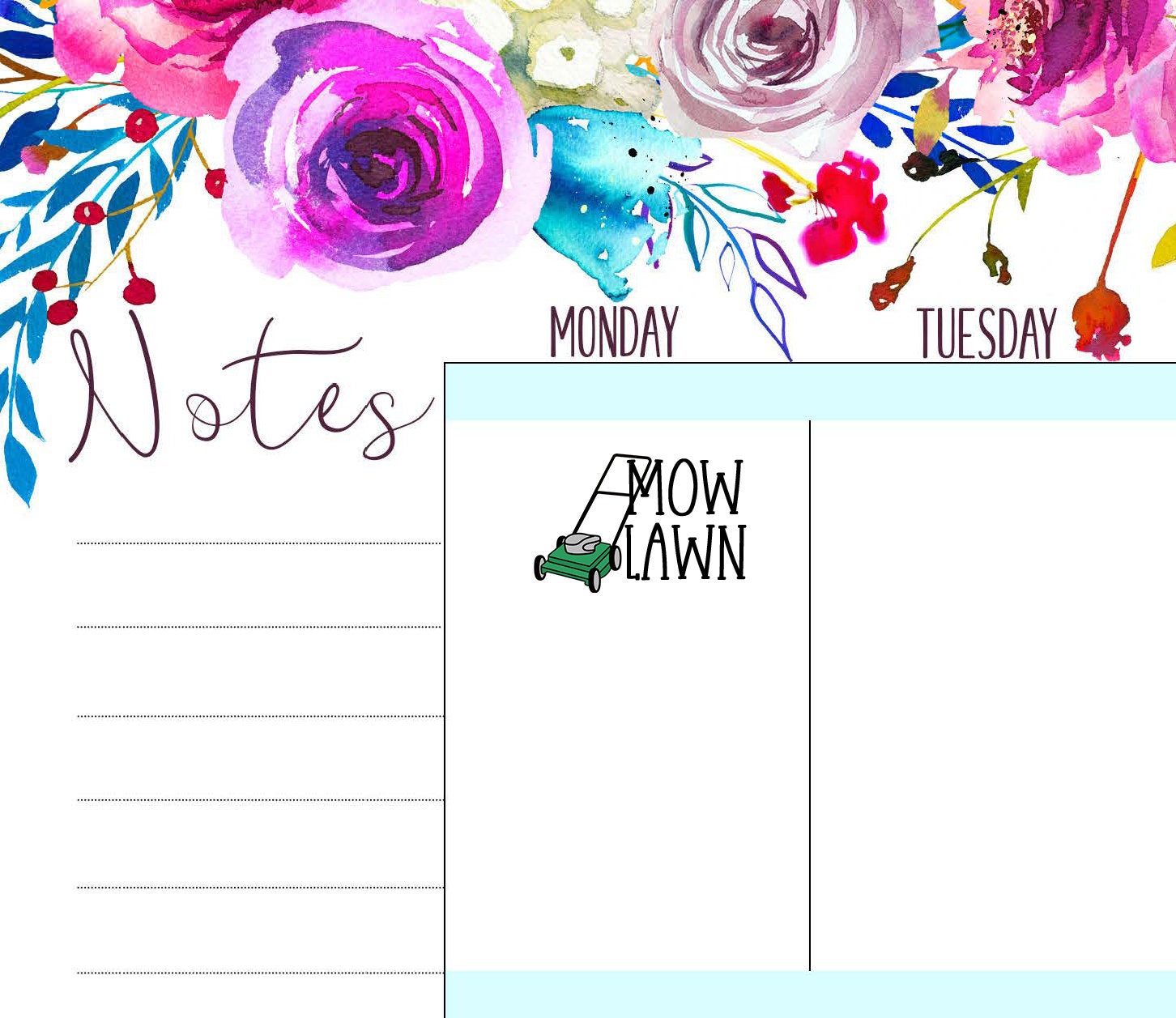 Mow Lawn Stickers, Planner Stickers, Journal Stickers, Functional Planner Stickers, Stationary Stickers - Image 3