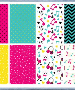 Music Full Box Planner Stickers, Big Happy Planner, Erin Condren, Classic Happy Planner