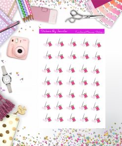 Needle Thread Stickers, Planner Stickers, Journal Stickers, Functional Planner Stickers, Stationary Stickers