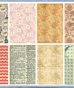 Newspaper Full Box Planner Stickers, Big Happy Planner, Erin Condren, Classic Happy Planner