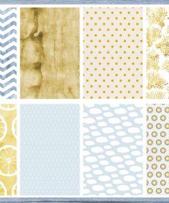 Orange Gold Full Box Planner Stickers, Big Happy Planner, Erin Condren, Classic Happy Planner