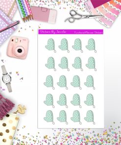 Oven Mitten Stickers, Planner Stickers, Journal Stickers, Functional Planner Stickers, Stationary Stickers