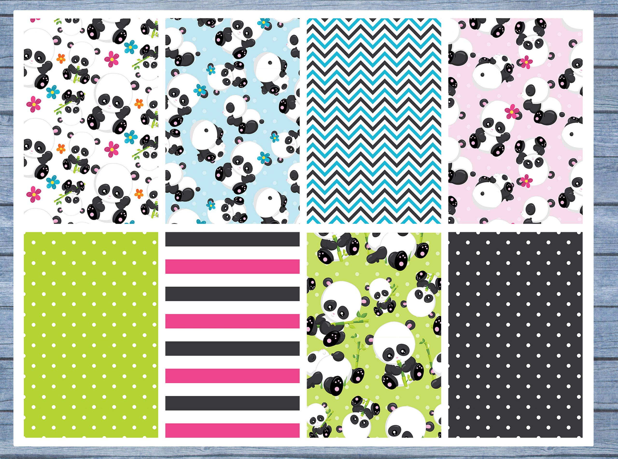 Panda Full Box Planner Stickers, Big Happy Planner, Erin Condren, Classic Happy Planner