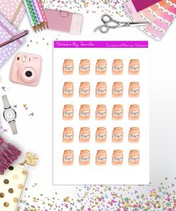 Peanut Butter  Stickers, Planner Stickers, Journal Stickers, Functional Planner Stickers, Stationary Stickers
