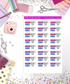 Pharmacy Trip Stickers, Planner Stickers, Journal Stickers, Functional Planner Stickers, Stationary Stickers