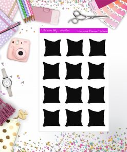 Pillow Stickers, Planner Stickers, Journal Stickers, Functional Planner Stickers, Stationary Stickers