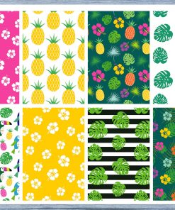 Pineapple Floral Full Box Planner Stickers, Big Happy Planner, Erin Condren, Classic Happy Planner, Mini Happy Planner