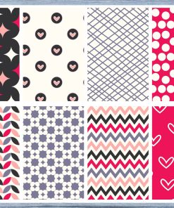 Pink Hearts Full Box Planner Stickers, Big Happy Planner, Erin Condren, Classic Happy Planner