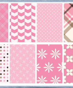 Pink Patterns Full Box Planner Stickers, Big Happy Planner, Erin Condren, Classic Happy Planner