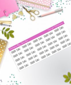 Prep Day Script Stickers, Typography Stickers, Planner Stickers, Journal Stickers, Functional Planner Stickers, Stationary Stickers