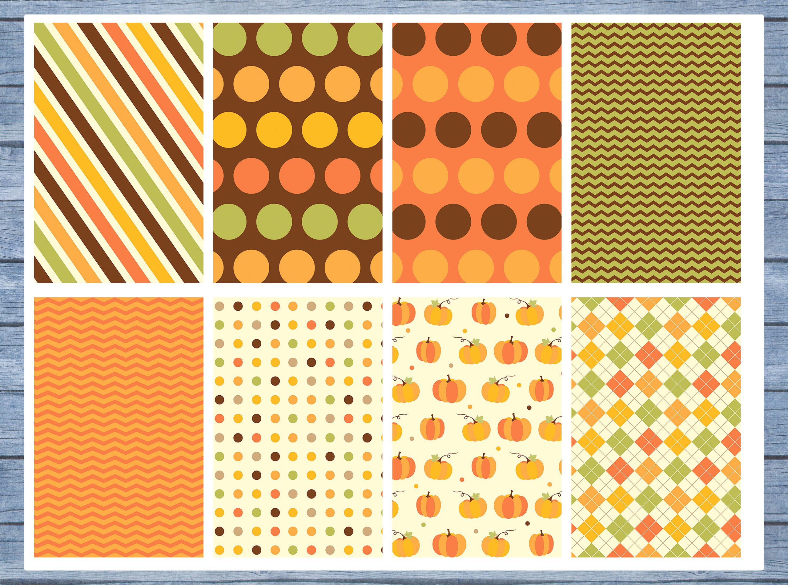 Pumpkin Dots Full Box Planner Stickers, Big Happy Planner, Erin Condren, Classic Happy Planner