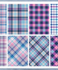 Purple Pink Patterns Full Box Planner Stickers, Big Happy Planner, Erin Condren, Classic Happy Planner, Mini Happy Planner