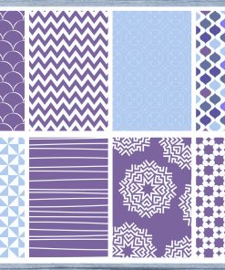 Purple Zone Full Box Planner Stickers, Big Happy Planner, Erin Condren, Classic Happy Planner