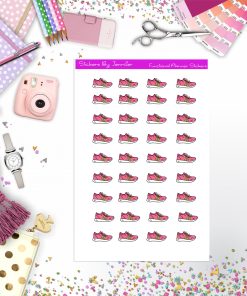 Running Shoes Stickers, Planner Stickers, Journal Stickers, Functional Planner Stickers, Stationary Stickers